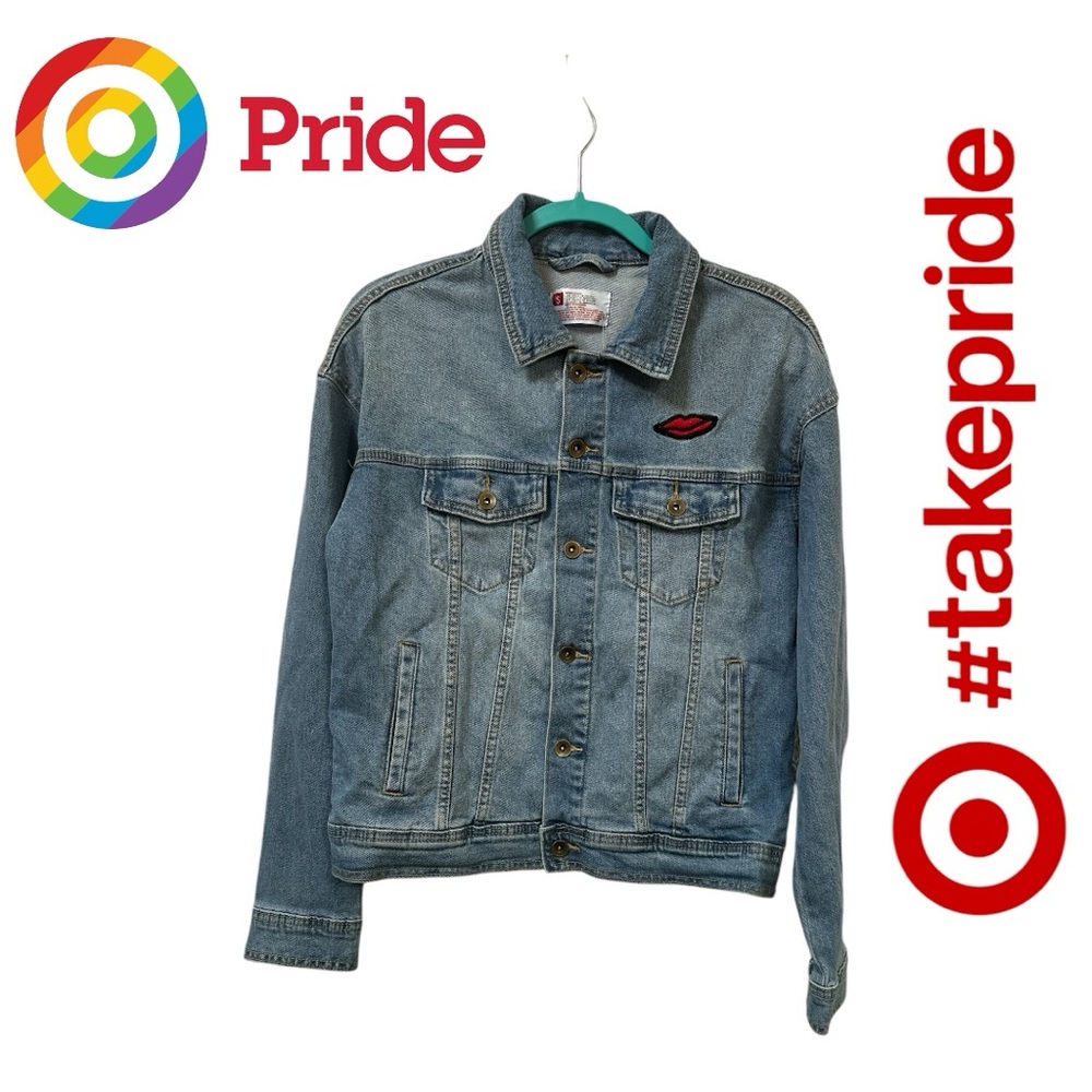 Target Pride NWT Stonewall Riots Unisex Denim Jacket Small